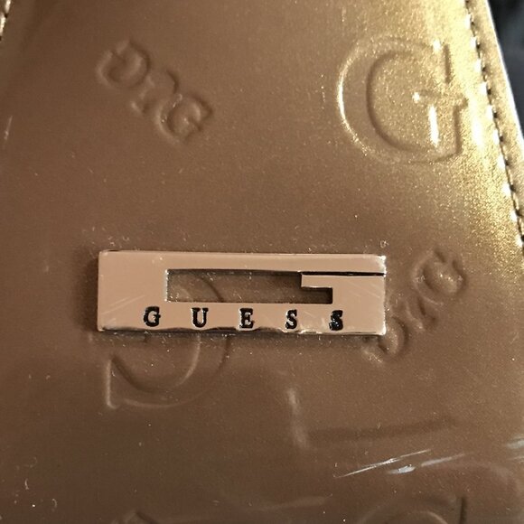Gold Guess Tote Purse - Picture 7 of 8